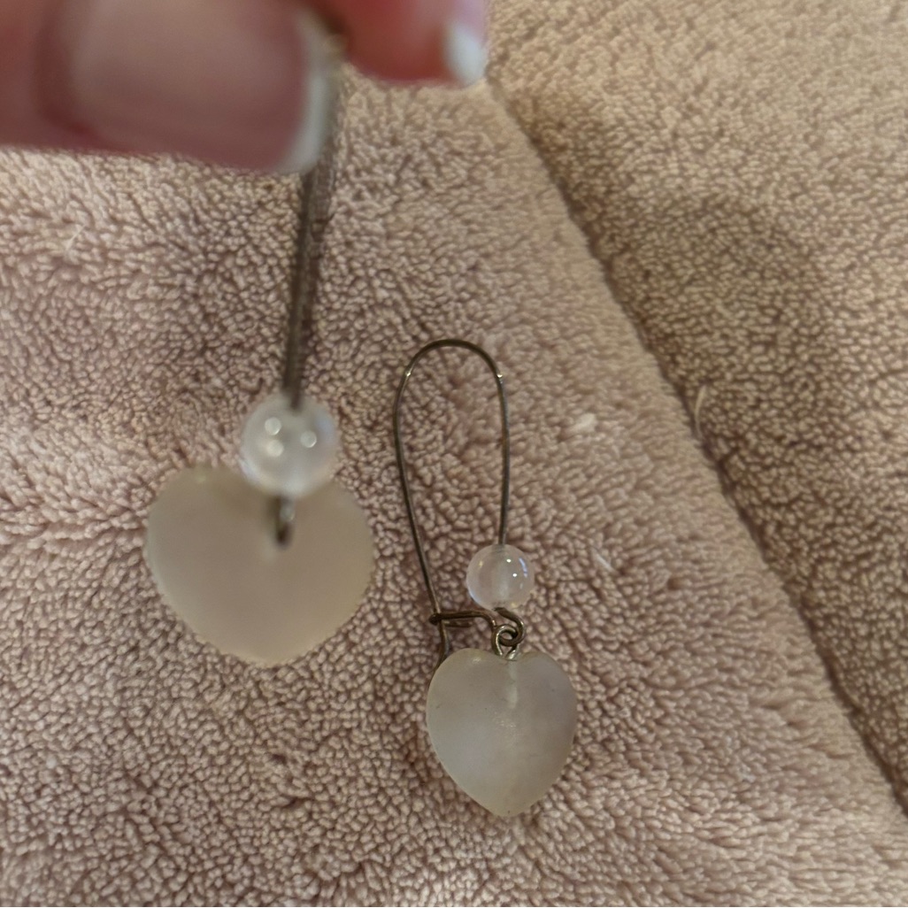 Boutique Heart Wire Earrings 11$